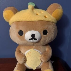 NWT 16” Rilakkuma holding lemon in lemon costume